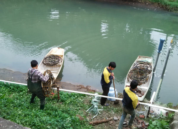 黑臭河道治理之沉水風(fēng)機安裝